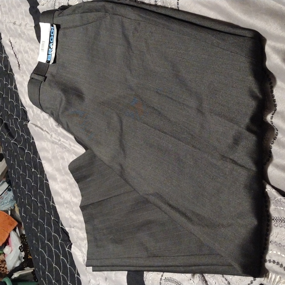 New Braggi by Louis Raphael men's pinstripe dress pants size 38 waist 32 inseam